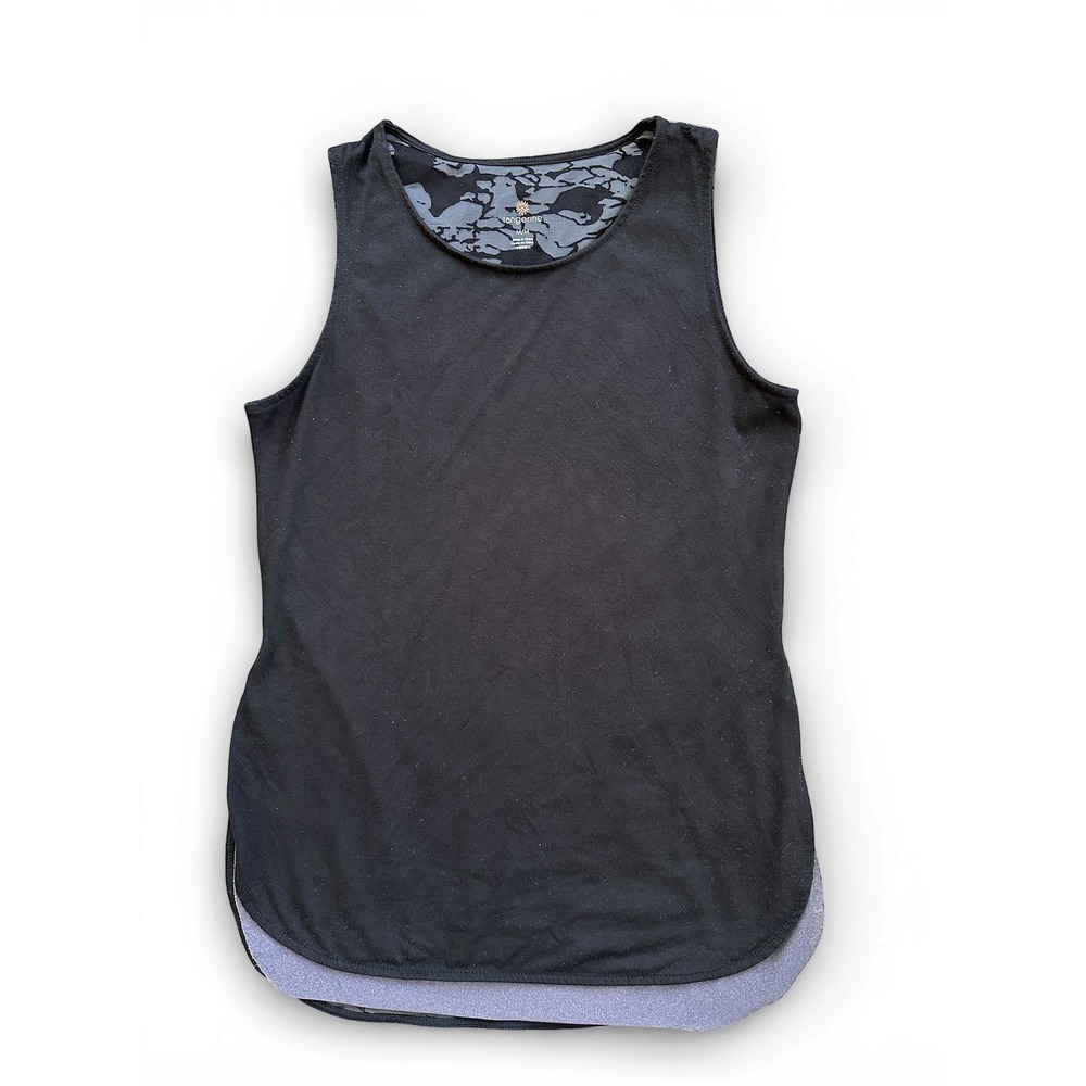Tangerine Athletic Tank Top Black Camo Athletic Workout Gym Size M